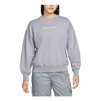 (WMNS) Air Jordan Crew Neck Street Style Long Sleeves 'Grey' DQ4650-054