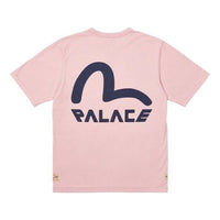 Palace X Evisu FW21 Seagull T-Shirt Pink Nectar Logo T-Shirt 'Pink' P21EVTS005