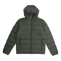 adidas Helionic Hooded Men's Down Jacket Green DZ1427