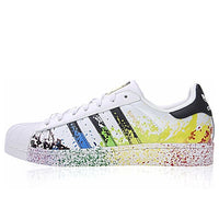 adidas Superstar Pride Shoes 'White Black Multi-Color' D70351