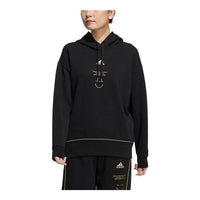(WMNS) adidas Adi Logo Hoodie 'Black' HG1831