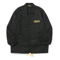 Drew House Nylon Twill Coaches Jacket 'Black' DR-FW21-115