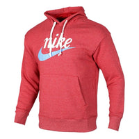Nike Heritage Logo Printing Pullover Red BV2934-657