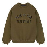 Fear of God Essentials Fleece Crewneck 'Olive' 192BT246264F
