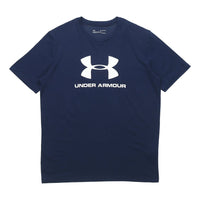 Men's Under Armour Sportstyle Training Sports Short Sleeve Blue 1329590-408