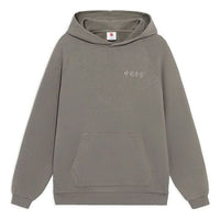 Li-Ning Vital Series Logo Embroidered Sports Pullover Hoodie 'Grey' AWDS232-2