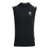Under Armour Curry Fleece Sleeveless Hoodie 'Black' 1366637-001