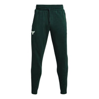 Under Armour Project Rock Charged Cotton Fleece Pants 'Green' 1357203-384