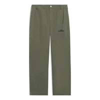 Li-Ning Skateboarding Graphic Straight Pants 'Military Green' AKXT049-2