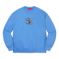 Supreme Overlap Crewneck 'Blue Black' SUP-SS22-062