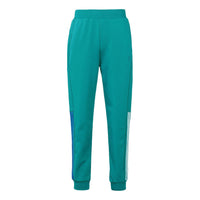 Men's adidas neo Knit Solid Color Stripe Bundle Feet Sports Pants/Trousers/Joggers Green HC9668