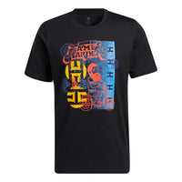 adidas Hdn Avatar Sc Basketball Athleisure Casual Sports Short Sleeve Black GP3429