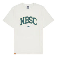 New Balance Big NBSC Graphic T-Shirt 'White Green' AMT42322-CIC