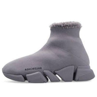 (WMNS) Balenciaga Speed 2.0 Sneakers 'Grey Recycled Knit' 669789W2DI31503