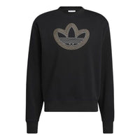 adidas OAC Trefoil Crew Sweatshirt 'Black' HI2975