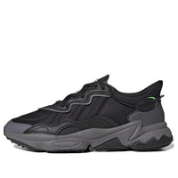 adidas Ozweego 'Black Charcoal Screaming Green' HR1168
