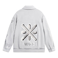 Li-Ning Way Of Wade Graphic Polar Fleece Jacket 'Halo Grey' AFDT853-2