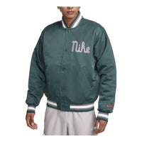 Nike Dugout Loose Satin Jacket 'Green' FQ7970-328