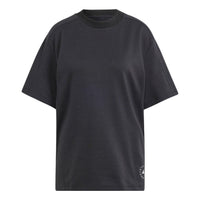 (WMNS) adidas x Stella McCartney Logo Tee 'Black' IB6854