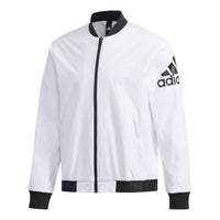 adidas Logo Printing aviator Jacket White DW4617