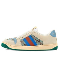 (WMNS) Gucci Screener GG Logo Sneakers 'Beige Blue' 677423-9SFR0-4983