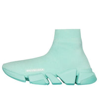(WMNS) Balenciaga Speed 2.0 Sneakers 'Recycled Transparent Sole Mint' 654045W2DI43412