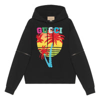 Gucci Sunset Hooded Sweatshirt With Removable Sleeves 'Black' 700117-XJEOT-1082
