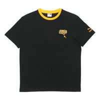 PUMA Awareness Logo Embroidered Printing Sports Loose Round Neck Short Sleeve Black 532034-01