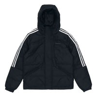 adidas neo M Dwn Wnt Prka Stay Warm Windproof hooded down Jacket Black H45292