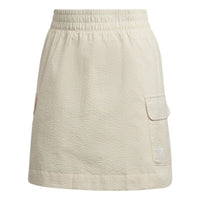 (WMNS) adidas Adicolor Classics Poplin Skirt 'White' HL9303