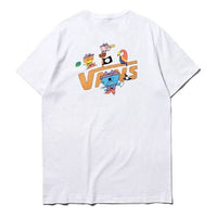 Men's Vans Asian Artist Crossover Series Pattern Printing Short Sleeve White VN0A4RASWHT