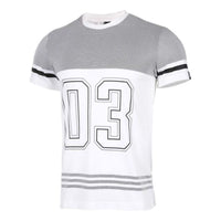 Men's adidas Alphabet Printing Round Neck Breathable Short Sleeve White T-Shirt CD1072