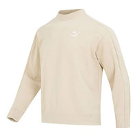 PUMA T7 Mock Neck Crew Dk 'Beige' 620605-88
