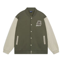 Li-Ning BadFive Graphic Baseball Jacket 'Army Green' AJDT043-5