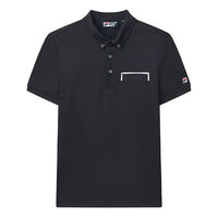 FILA Casual Sports Breathable Short Sleeve Polo Shirt Navy Blue F11M028128G-NV