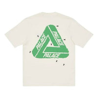 PALACE Fly TShirt Green Triangle Logo Short Sleeve Unisex White P20ES008