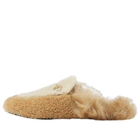 (WMNS) Gucci Horsebit Shearling Slippers 'Beige' 722964-FAAY3-2641