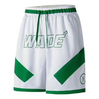 Li-Ning Way Of Wade Loose Fit Basketball Shorts 'White Green' AAPT013-2