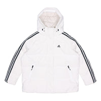 (WMNS) adidas 3-Stripe Puff Down Jacket 'White' HA1176