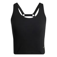 (WMNS) adidas Parley Run for the Oceans Cropped Tank Top 'Black' HS9062