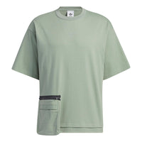 adidas originals Workwear Short Sleeve T-shirt 'Silver Green' HY7246