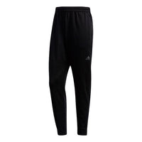 adidas Alphabet Printing Knit Bundle Feet Sports Pants Black FM5427