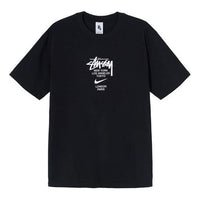 Stussy x Nike Crossover Chest Logo Short Sleeve Unisex Black DD3343-010