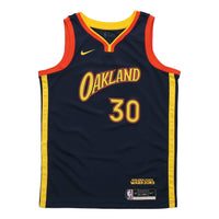 Nike NBA Stephen Curry Golden State Warriors Jersey City Edition Dark blue CN1729-421