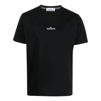 STONE ISLAND Embroidered T-shirt 'Black' 79152NS82-V0029