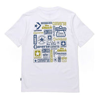 Men's Converse Logo Printing Casual Short Sleeve White 10018868-A01