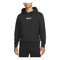 Nike Club Fleece Pullover Soccer Hoodie 'Black' FB6575-010