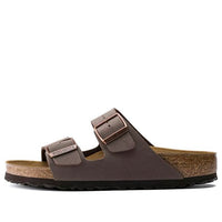 Birkenstock Arizona Birko-Flor Nubuck Sandals 'Mocha' 0151181