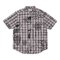 PALACE x Lotties Crossover Hand Painted Plaid Short Sleeve Red/Black Shirt P20SHT002