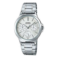 CASIO Waterproof Stainless Steel Strap Quartz White Analog LTP-V300D-7A